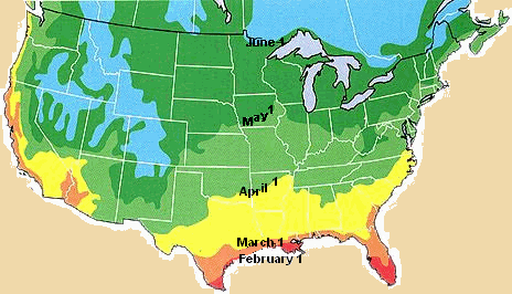 U.S. Frost Map